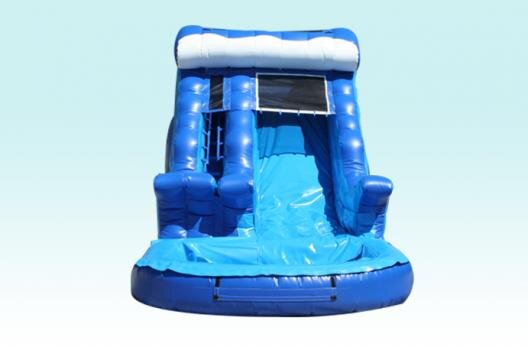 16' Blue Shark Water Slide