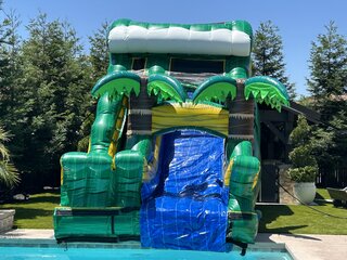 18ft Tropical Tsunami Pool slide