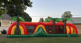 40ft Tropical Obstacle Course
