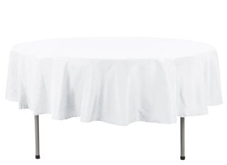 Table Linen - (White/Round)