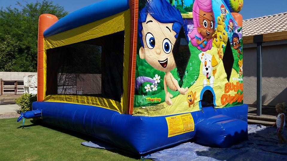 4 in 1 Bubble Guppies Slide Bounce House Combo | AZ Jolly Jumpers Party ...