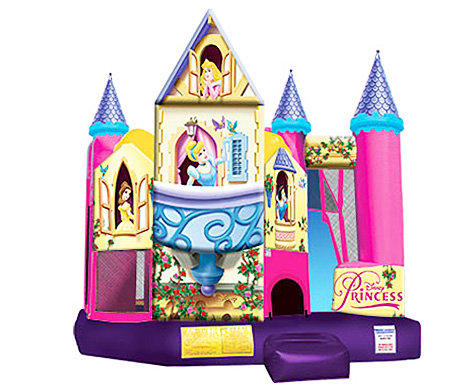 Princess Bounce House with slide rentals in Paradise Valley