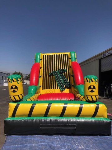 Velcro Wall with 2 Suits From Jumpman – Jumpman Party Rental