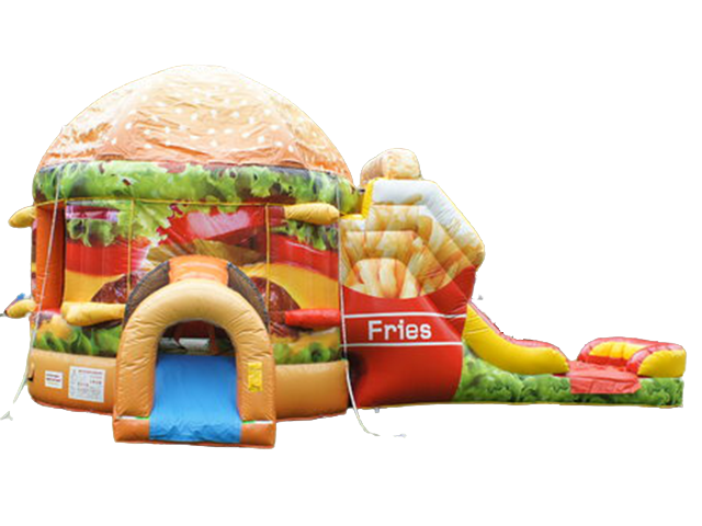 Hamburger and Fry Combo