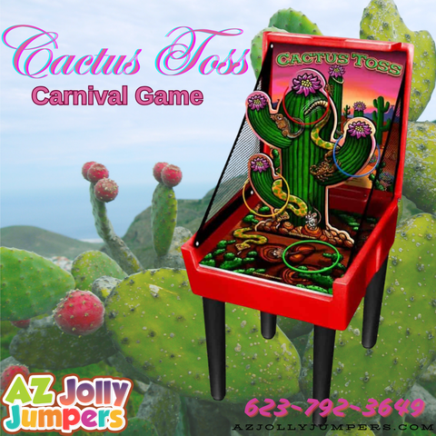 Cactus Toss Carnival Game