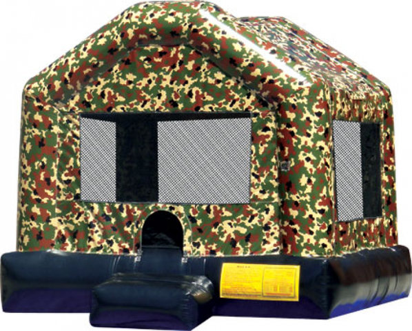 15x15 Military Camo Bounce house