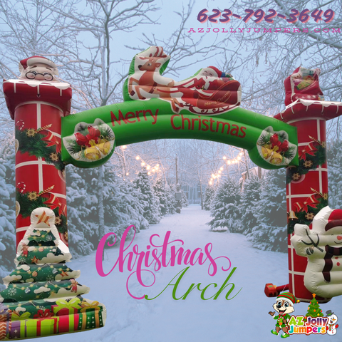 Christmas Themed Inflatable Arch