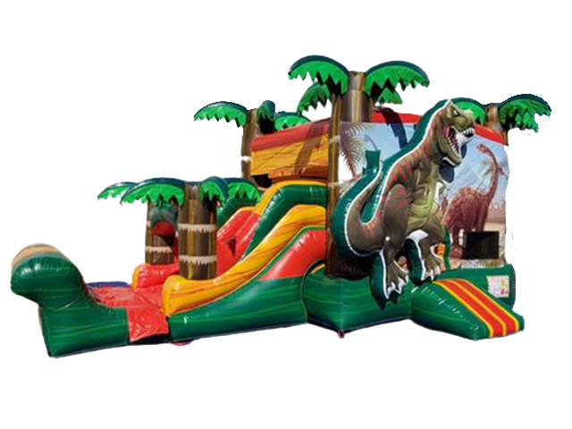 Dinosaur Bounce House Slide Combo 
