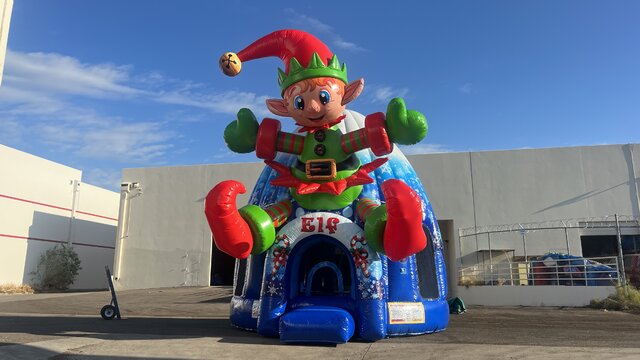 Elf Igloo Bounce House