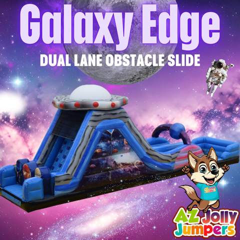 22ft Galaxy Double Lane Slide