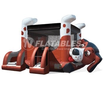 Beagle Bounce house slide combo-Dry only 