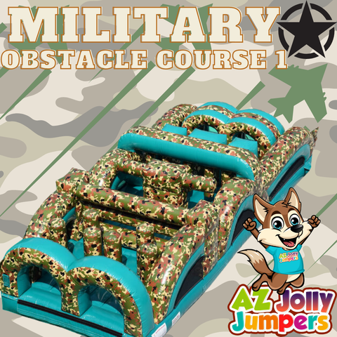 Military Camo obstacle course