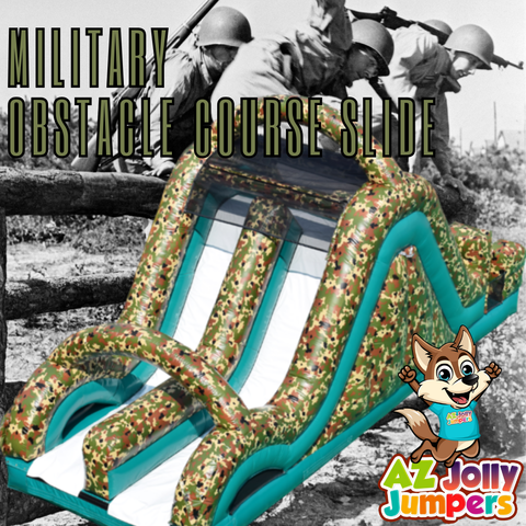 Military Camo Obstacle Course Slide 3