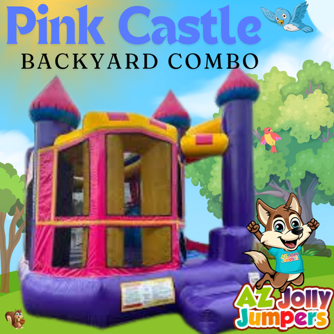 Pink Castle Backyard