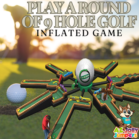 Play a Round of Golf 9 Hole Inflatable Game