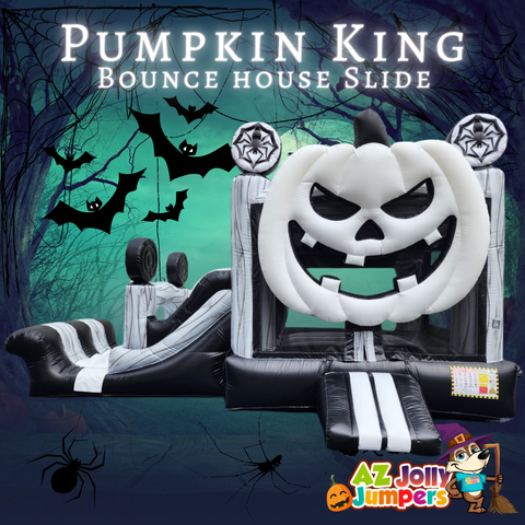 Pumpkin King Bounce House Slide Combo