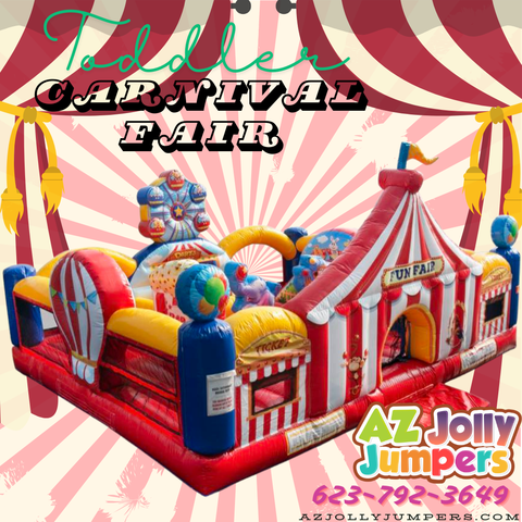 Carnival Fair Toddler Bounce House