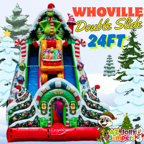 Whoville Double Lane Slide