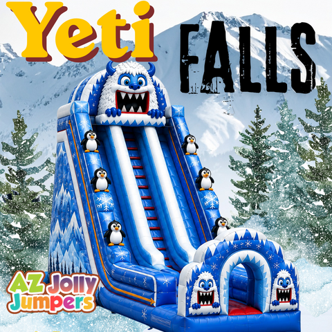 26ft Yeti Falls Double lane Slide