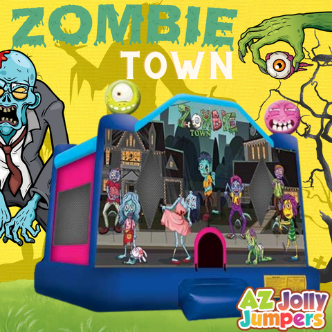 Zombie Town Large Bounce House