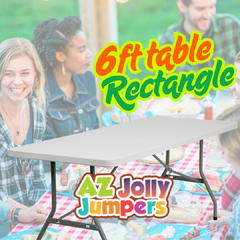 6ft Long Table (Seats 6 Guest)