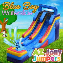 16ft Blue Boy Water Slide