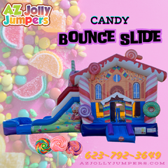 Candy Bounce Bounce Slide Combo (Wet/Dry)