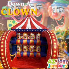Down a Clown Carnival Game