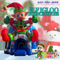 Elf Igloo Bounce House