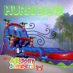 Hurricane Double Lane Water Slide