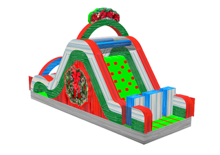 Christmas Obstacle Course Slide