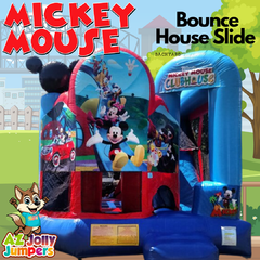 Mickey Mouse Backyard Bounce House Slide Combo (Dry Only)