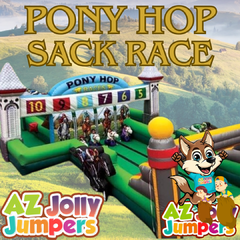 Pony hop race track