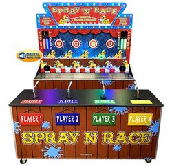 Spray N Race 4 Player Carnival Game