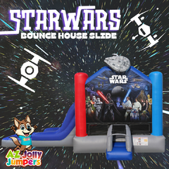 Star Wars Bounce House Water Slide