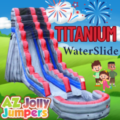 21ft Titanium Water Slide