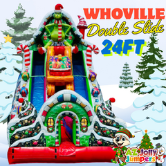 Whoville Double Lane Slide