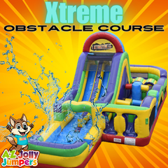 Xtreme Obstacle Course Water Slide (Wet/Dry)