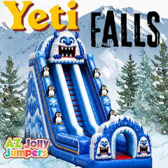 26ft Yeti Falls Double lane Slide