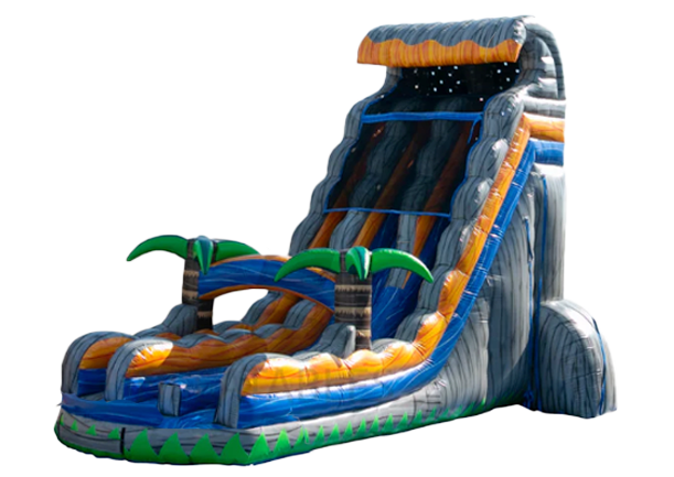 24 ft Thunder Falls Dual Lane Slide 