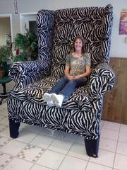 Zebra Giant Chair