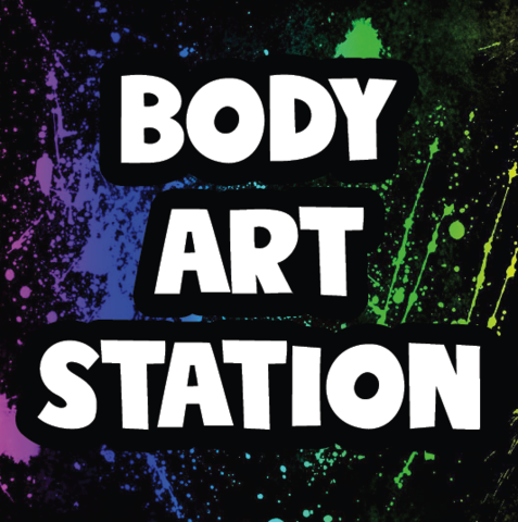 Deluxe Airbrush and Glitter Body Art Station