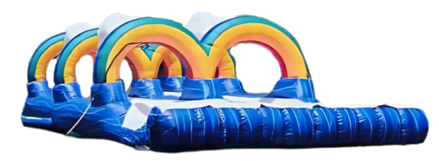 Rainbow Rush Slip 'n Slide Double Lane 
