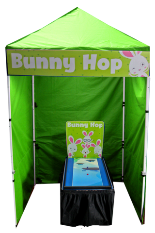 Bunny River Hop - Shuffle Board Game Booth