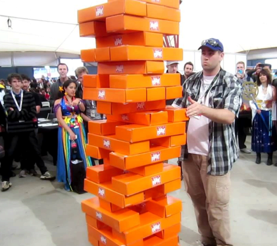 Giant Jenga Game - Cardboard 