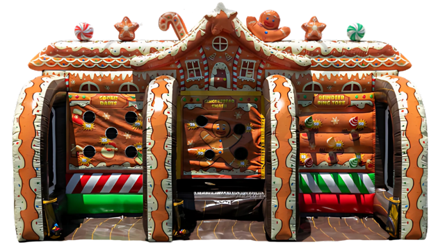 3-in-1 Gingerbread Game Booth 