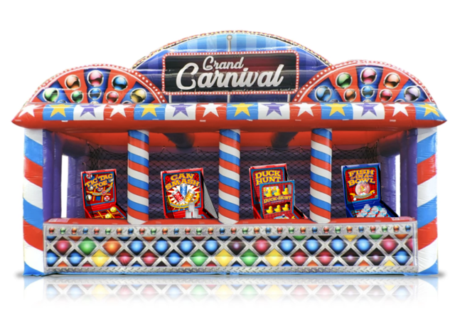Grand Carnival Inflatable with Game Package