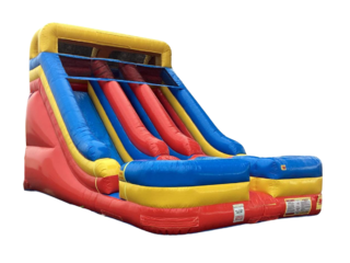 18 ft Double Fun Slide