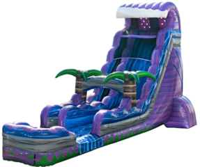 22 ft Purple Wave Water Slide 