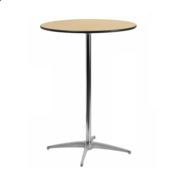 Cocktail Table Belly Bar - 30'' Round with 42'' Height